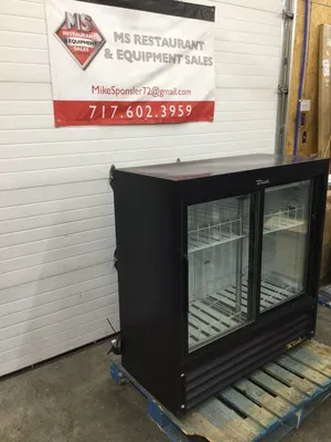 True GDM-41SL-48-HC-LD 46” Refrigerator Merchandiser, 2 Sliding Glass Doors 115v