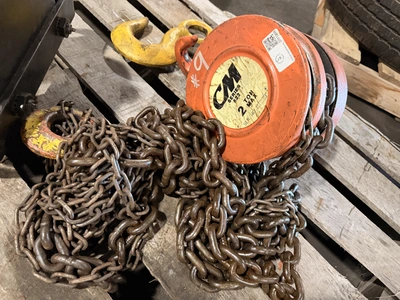 Used CM 2 TON HOIST Hoists (All Types) Michigan US | Miedema Asset Management Group #1276282