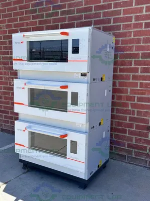 USED INFORS HT I80002 TRIPLE STACKED INCUBATOR SHAKER 65°C W/ CO2 AND HUMIDITY, MFG 2022
