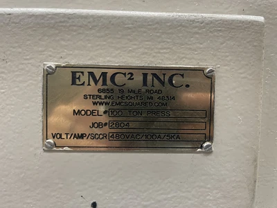 EMC 100 ton Press