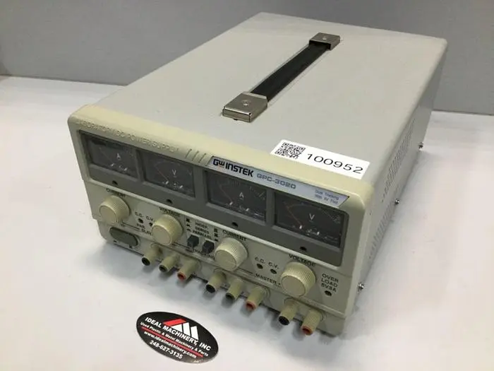 Used GW INSTEK GPC-3020 Power Supplies Michigan US | Ideal Machinery #711297