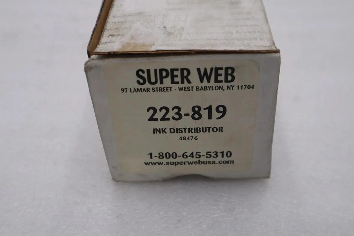 NEW SUPERWEB INK DISTRIBUTOR ROLLER 223-819/ 48476 STOCK W-48