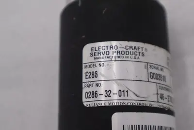 Reliance Electro Craft Model E286 Brushless Servo Motor STOCK B-1566
