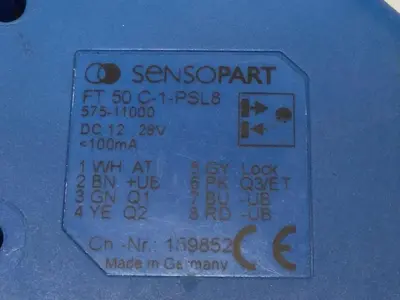 USED SENSOPART FT 50 C-1-PSL8