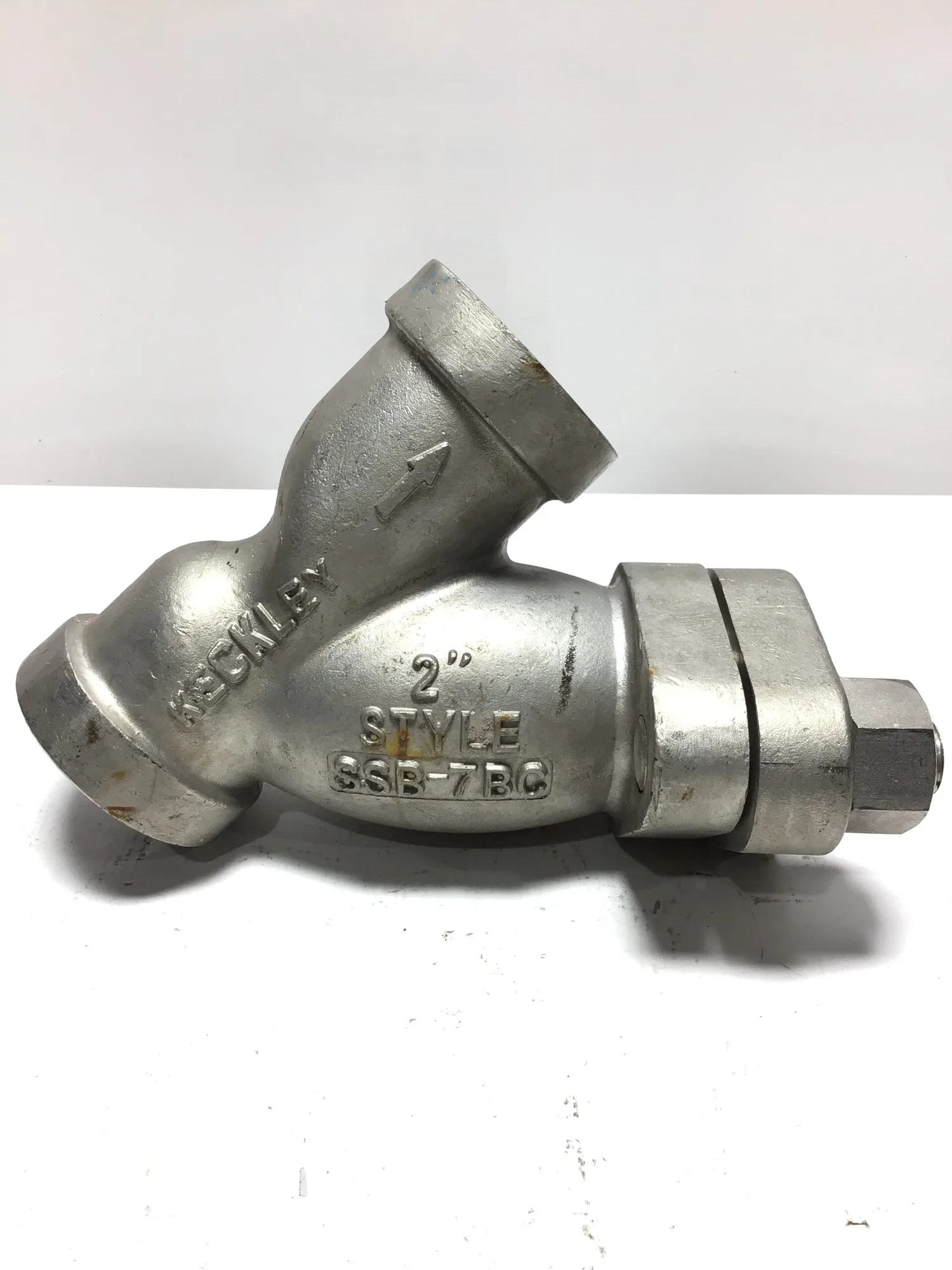 Keckley SSB-7BC Stainless Steel Y-Strainer 2″NPT