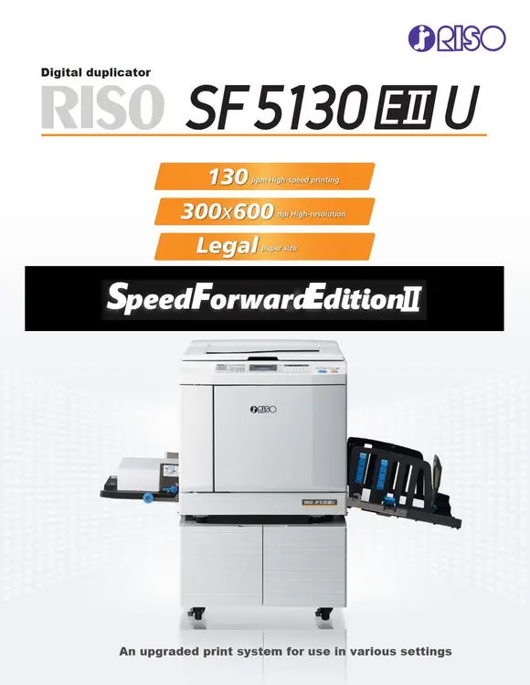 Used RISO SF5450 Misc Printing Equipment Michigan US | Forbes Inkjet #1421416