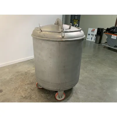 Used Inject Star Stainless Steel Vacuum Drum Batch Tumbler - 500L [PART]