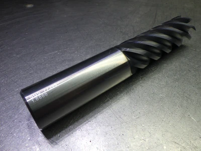 Kyocera/SGS 1" 7 Flute Carbide SQ Endmill 1" Shank TA Coated 77308 (LOC2756A)