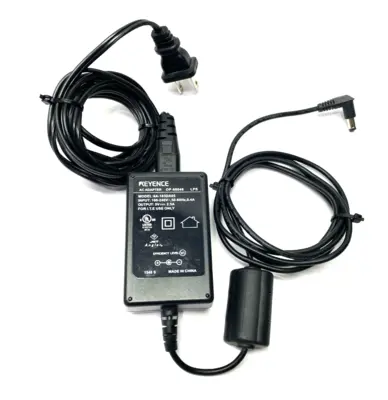 Used KEYENCE CODE READER AC ADAPTER 100-240V .4A Connector Accessories | Maverick Industrial Sales #1101228