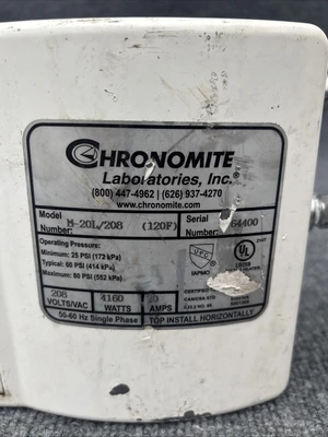 Used Chronomite M-20L/208 Misc Industrial Equipment California US | Davliegogo LLC #1709828