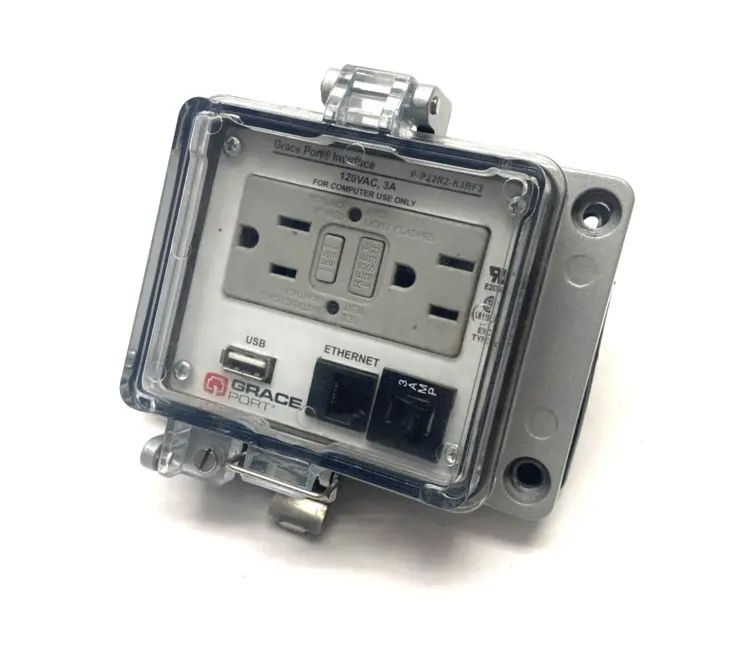 Used Grace Technologies GracePort Panel Interface Connector w/ USB Electrical Boxes Michigan US | Maverick Industrial Sales #1391383