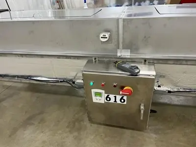 Cooling Tunnel, 12', Stainless Steel, Conveyorized, Monark Equipment, #5991763