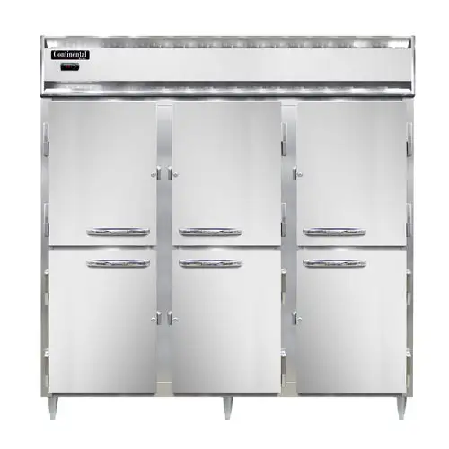 Continental DL3W-HD Full Height Insulated Mobile Heated Cabinet W/ (45) Pan Capacity, 208-230v/1ph