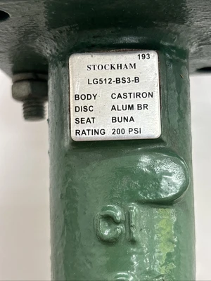 NEW Stockham LG512-BS3-B