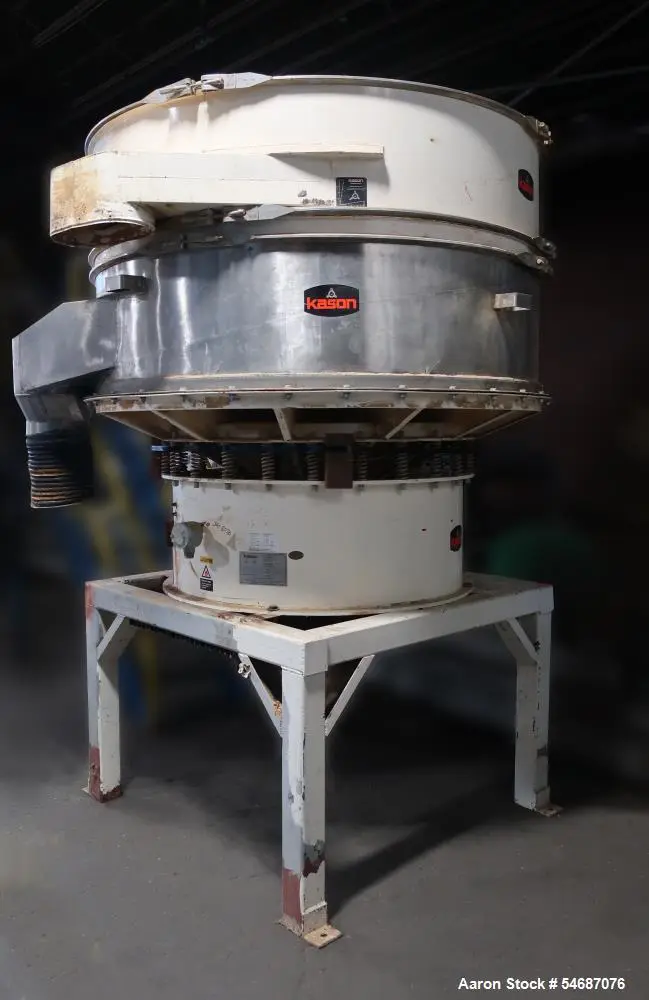 Used KASON K72-1-SS Circular Screeners Illinois US | Aaron Equipment #1515564