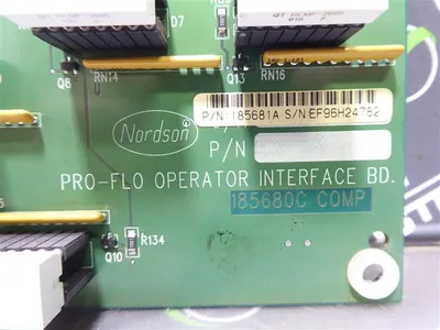 Nordson Corp. 185681A Pro-Flo Operator Interface Board Used