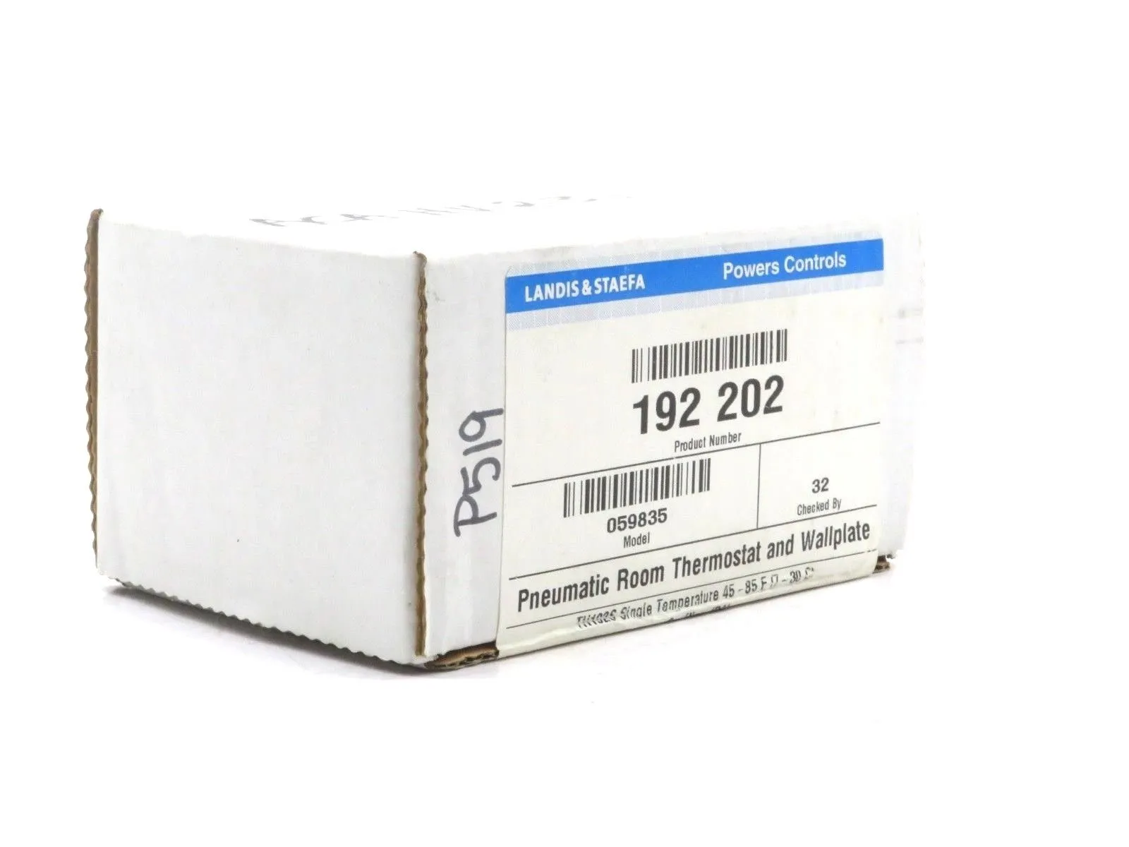 NEW SEALED LANDIS& STAEFA 192-202 THERMOSTAT AND WALLPLATE 192202