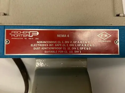 New | in-Stock FISCHER & PORTER I0DI4 75EN11PM29KD11CAE2 Flowmeters Ohio US | Surplus Asset Holdings #1247211