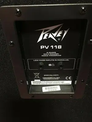 Peavey PV 118 18 Inch Subwoofer