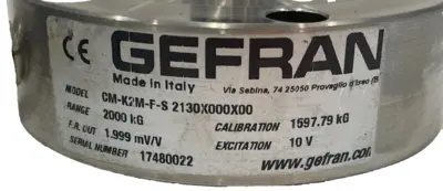 NEW GEFRAN CM-K2M-F-S 2130X000X00 TRANSDUCER LOAD CELL CMK2MFS2130X000X00
