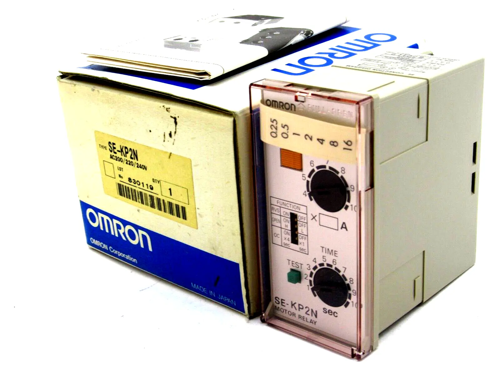 NEW OMRON SE-KP2N MOTOR PROTECTIVE RELAY SEKP2N