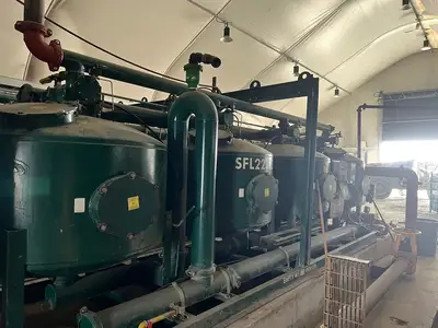 Water Treatment System w/ Clarifiers, Sand Filters, & Disc Filter