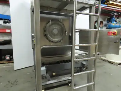Smalley 48x48x78"  Bin Hoppers Stainless Steel Food Grade W/10' Shaker Separator