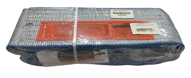 Lift-All 4" x 3ft Polyester Web Sling, Endless, 2-Ply Tuff-Edge EN1-803T