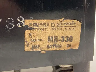 Square D,MH-330,Obsolete Circuit Breaker 30A