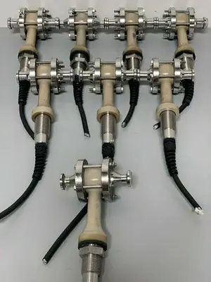 USED YOKOGAWA STAINLESS STEEL FLOW METER W/ 1" SANITARY FITTINGS