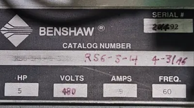 Used Benshaw _UNKNOWN_ Motor Controllers South Carolina US | Palmetto Automation #1154787
