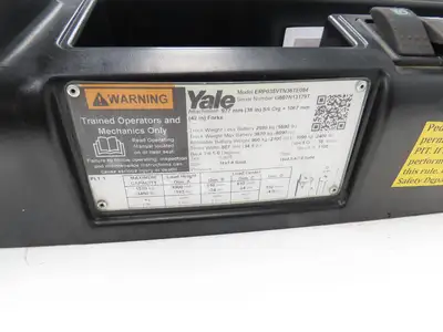 Yale 8604726 Hydraulic Forklift Tilt Cylinder From ERP035VTN36TE084