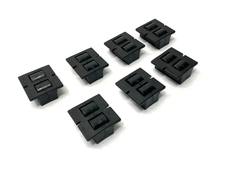 Used BOSCH REXROTH ROLLER ELEMENT CS: RE 2; 0B FLAT BLACK LOT OF 7 Misc Industrial Equipment | Maverick Industrial Sales #1101684
