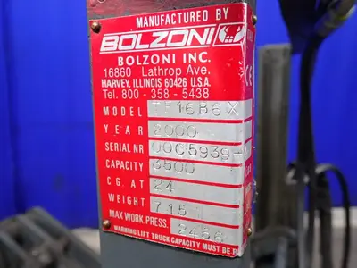 USED 2000 BOLZONI TF16B6X