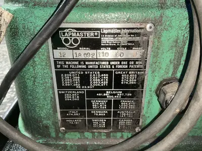 Used LAPMASTER 12 Lappers Ohio US | HGR 24 #1566813