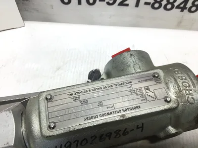 Crosby 951101MFD 3/4x1in Steel Relief Valve