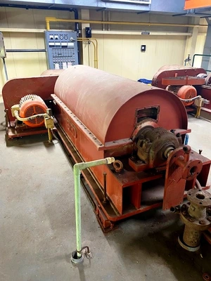 (2) Bird 24 x 60 solid bowl decanter centrifuges, CS.