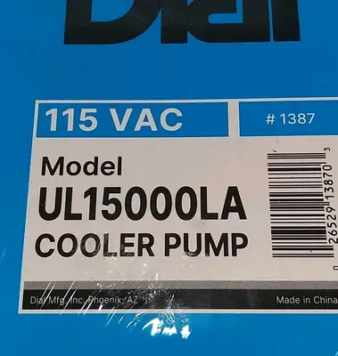 Dial UL1500LA Evaporative Cooler Pump Loc5C22