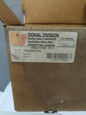 New | in-Stock FEDERAL SIGNAL 504WB-120 Misc Electrical & Power Parts | Surplus Asset Holdings #1219437