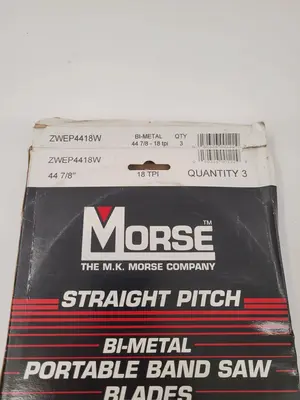 Used MORSE ZWEP4418W Saw Blades Kentucky US | Aucto #1315787
