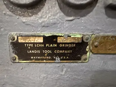 LANDIS LCHH Cylindrical Grinders (OD, O.D., Plain, Universal) | Mohawk Machinery (8)