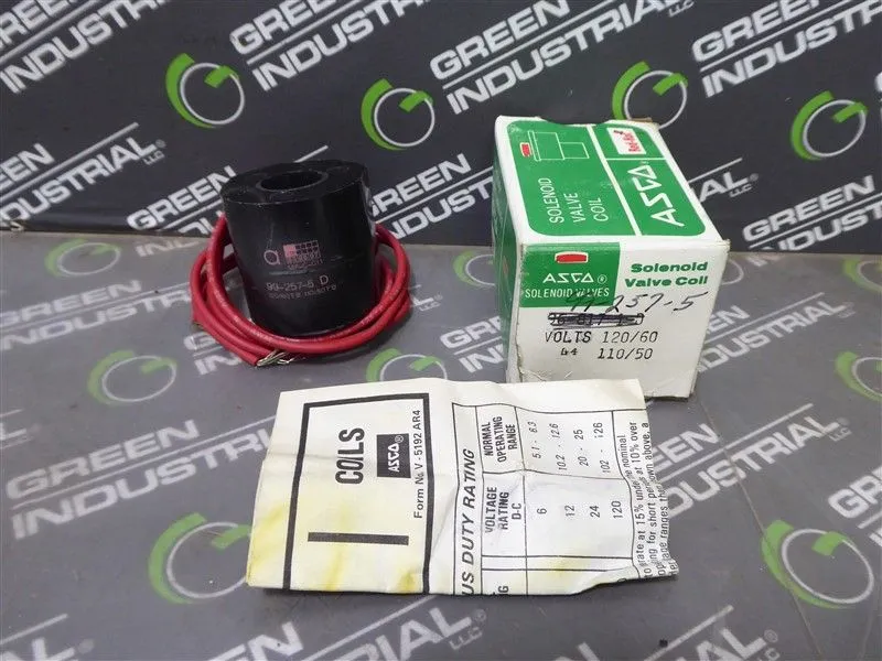 ASCO 99-257-5 Solenoid Valve Coil 110/120V New NIB