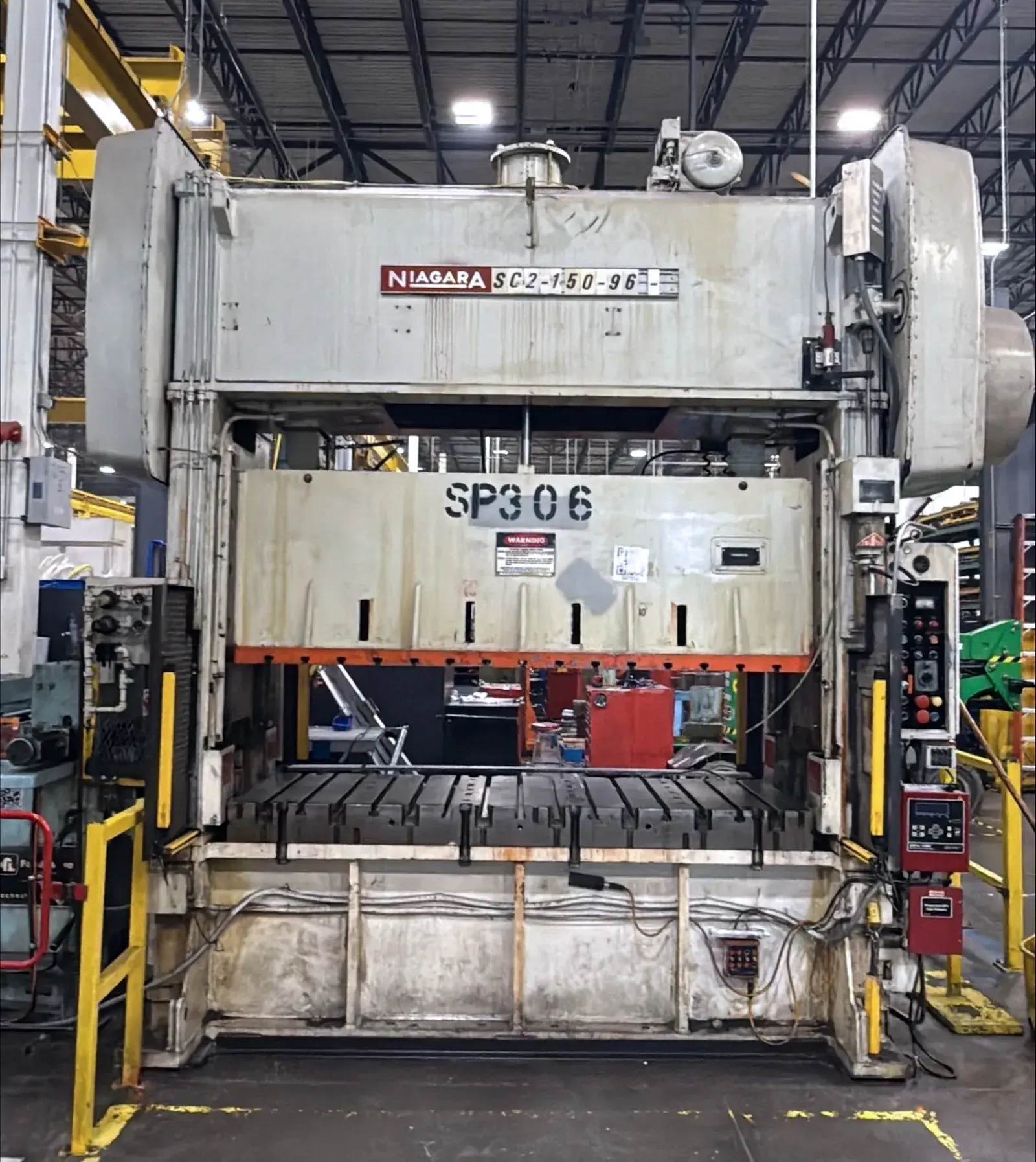 Used 1970 Niagara SC2-150-96 Straight Side Presses Texas US | Machine Tool Bids #945087