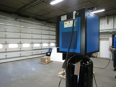 Air-Max 7.5 hp Rotary Screw Air Compressor 80 vertical 12 Year Warranty !!