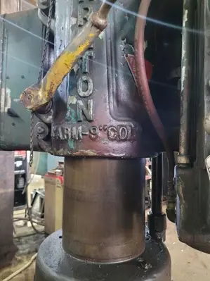 4' ARM x 9" CARLTON MODEL #1A POWER RADIAL ARM DRILL: YOBRO #24007