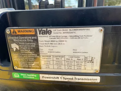 Used 2013 YALE GLC060VX Liquid Propane Forklifts Texas US | 4K Lift Co #1503978
