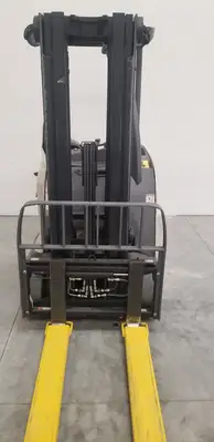 Used CROWN RC5545-40 3-Wheel Stand up Electric Counterbalance Forklifts British Columbia CA | Lenmark #1488905