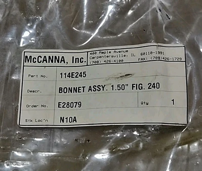 NEW McCanna 114E245