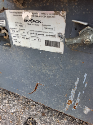 USED 2015 Skyjack SJ4626