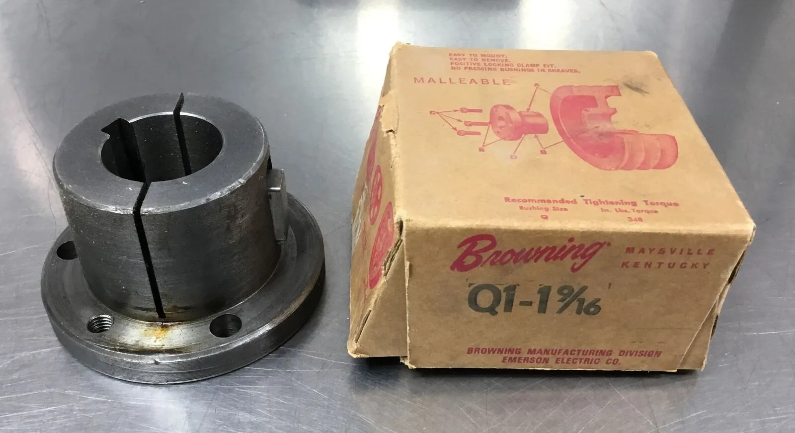 Browning Q1 1 9/16 Split Taper Bushing 1-9/16" Bore “As Pictured” 6E-18